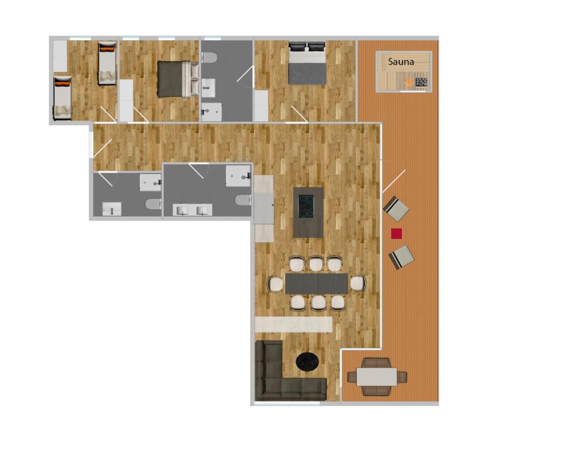 Luxus Penthouse Zentral By A-Appartments ブラント エクステリア 写真